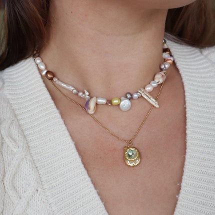 Tama Charm Necklace , Japanese Aesthetic Necklace, Kawaii Necklace