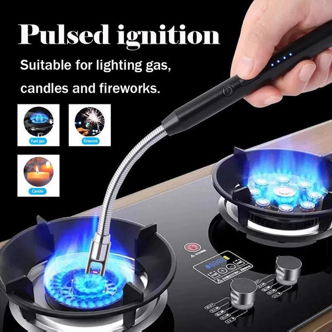 Windproof , Rechargeable, Can Rotate 360 Degrees Gas Stove Top Lighting Ashtray Lighters for Men Flame Torch Propane Propane Torch Gun Torch Burner Propane