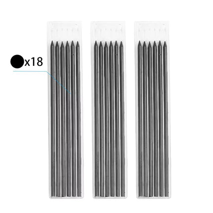 3Colors Refill 2.8Mm Solid Carpenter Pencil Set Mechanical Pencil Cap Carpentry Marking Scriber Construction Woodworking Tools