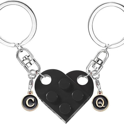 Cute Heart Design Keychain, Geometric Decor Keychain for Men & Women, Gift for Birthday Party