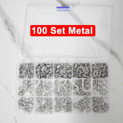 9.5Mm Metal Hollow Five-Claw Snap Button for Installing Clothes Bag Sewing and DIY Craft Hand Pliers Tool