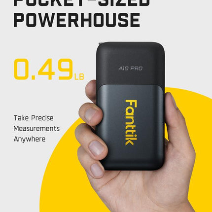 【Christmas Gift】Fanttik A10 Pro 2-In-1/A10 Apex 3-In-1 Digital Laser Tape Measure with HD IPS Color Display, 165Ft Rechargeable Laser Measurement Tool & 9.8Ft Measuring Tape, 6 Units Selectable, for Distance/Area/Volume Christmas Gift Industrial Home