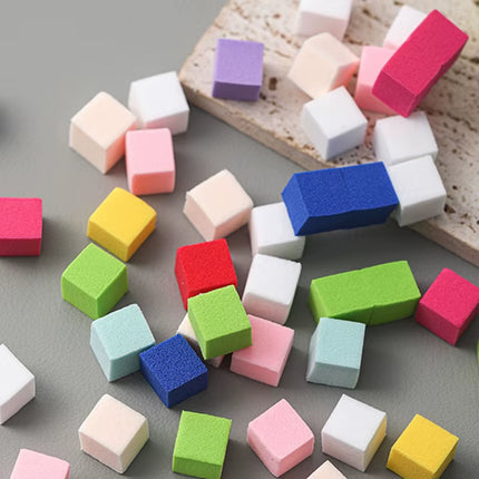 100/50Pcs Square Nail Art Sponge Set Gradient Nail Brushes Gel Polish DIY Design Nail Sponge Grab Pen Manicure Supplies Tools