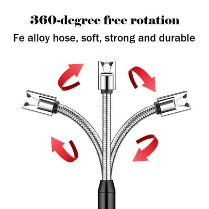 Windproof , Rechargeable, Can Rotate 360 Degrees Gas Stove Top Lighting Ashtray Lighters for Men Flame Torch Propane Propane Torch Gun Torch Burner Propane