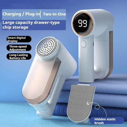 2026 Upgraded Electric Fabric Lint Remover for Clothes - Eliminates Static - Efficient and Convenient Fabric Shaver, Portable USB Rechargeable, Suitable for Sweatshirts, Blankets, Curtains, Carpets, Furniture, and Bedding