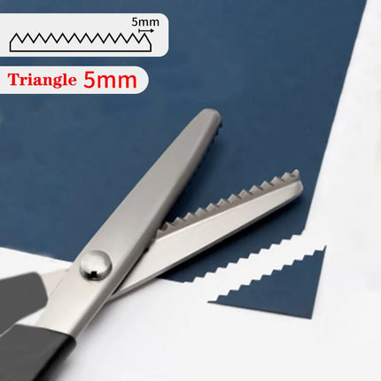 Professional Sawtooth Tailor'S Scissors Shears Zig Zag Cut Sewing Scissors Dressmaking Tailor Shears Pinking Scissors