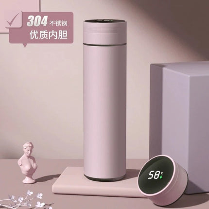 Outdoor Smart Thermos Cup 304 Stainless Steel Smart Temperature Display Waterproof Double-Wall Vacuum Thermos Cup
