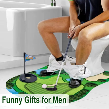1Set Five Toilet Golf Balls, a Fun and Leisure Golf Ball Set for the Toilet,Perfect as a Gift for Dad or Boyfriend Toilet Piano