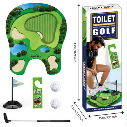 1Set Five Toilet Golf Balls, a Fun and Leisure Golf Ball Set for the Toilet,Perfect as a Gift for Dad or Boyfriend Toilet Piano