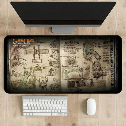 Custom Zombies Desk Mats Black Ops-Inspired (Kino, Origins, Tranzit, Ascension) - Black Ops-Inspired Design Gaming Accessories Desk Mats - Call of Duty Playmat - Unique Gift for Gamers