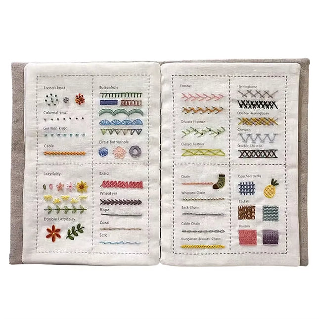 DIY Stitch Book a Comprehensive Guide to Sewing and Embroidery Embroidery Basic Needle Method for Beginners and Enthusiasts
