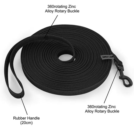 1.5M 2M 3M 15M Medium Small Long Dog Leash 10M Latex Silk Easy and Convenient Light Training Big Dog Leashes 5 Meter