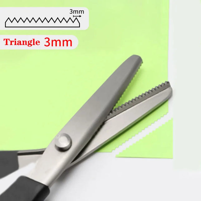 Professional Sawtooth Tailor'S Scissors Shears Zig Zag Cut Sewing Scissors Dressmaking Tailor Shears Pinking Scissors