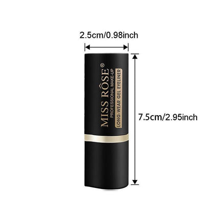 Miss Rose -Professional Make-Up - Kajal Eyeshimmer-Eyeliner -Black Cosmetic Liplinermakeup