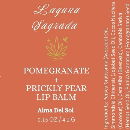 Laguna Sagrada Organic Lip Balm Set of 6, 0.15 Oz 4.2G Natural Moisturizing Lip Care