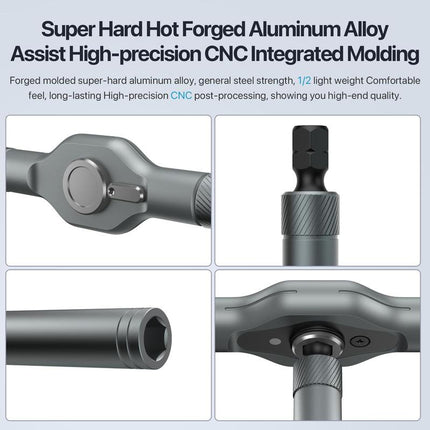 24 in 1 Dly Screwdriver Set,1 Set Switchablescrewdriver Shape Magnetic Screwdriver Set,Compact and Portable Ratchet Screw0Driver Sethome Repair Tool Box