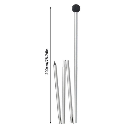 Lycra Aluminum Canopy Pole Replacement Canopy Adjustable Aluminum Rods Portable Lightweight Camping Poles for Camping Supplies