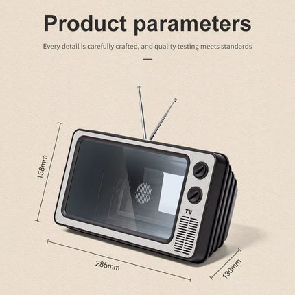 Phone Screen Magnifier Enlarged Expand Stand Phone Holder HD Video Amplifier Eyes Protection Retro TV Box for Iphone Xiaomi