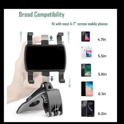 Multifunctional One-Hand Car Phone Holder