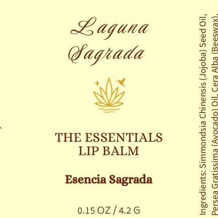 Laguna Sagrada Organic Lip Balm Set of 6, 0.15 Oz 4.2G Natural Moisturizing Lip Care