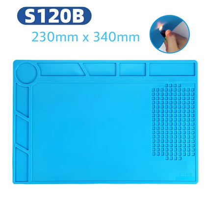 Repair Pad ESD Insulation Soldering Mat Heat Resistant Soldering Station Silicon Work Pad Phone Repair Tool Kit Desk Platform