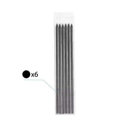 3Colors Refill 2.8Mm Solid Carpenter Pencil Set Mechanical Pencil Cap Carpentry Marking Scriber Construction Woodworking Tools