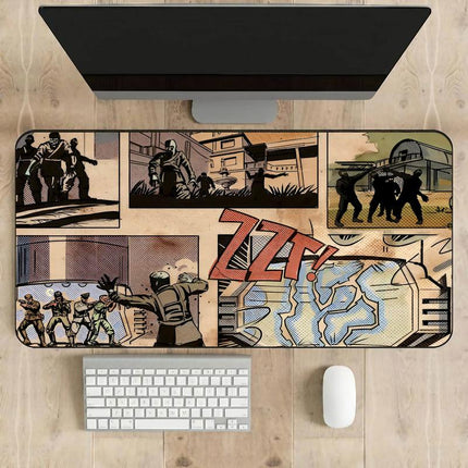 Custom Zombies Desk Mats Black Ops-Inspired (Kino, Origins, Tranzit, Ascension) - Black Ops-Inspired Design Gaming Accessories Desk Mats - Call of Duty Playmat - Unique Gift for Gamers