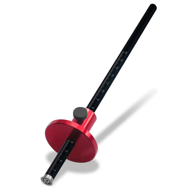Wheel Marking Gauge - Woodworking Scriber - Wood Marking Tools with Inch & MM Scale - Parallel Line Drawing Mortise Measuring