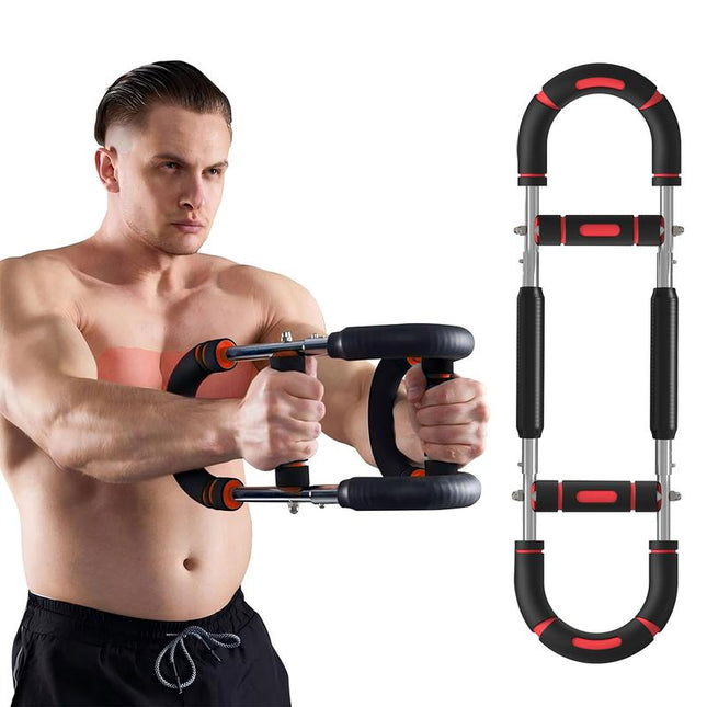 HOTWAVE Arm Trainer, Adjustable Chest Workout Equipment, Arm Trainer for Men, Chest Trainer for Men, Shoulder Muscle Training, Portable Spring Resistance Home Fitness Equipment Tiktokshopblackfriday
