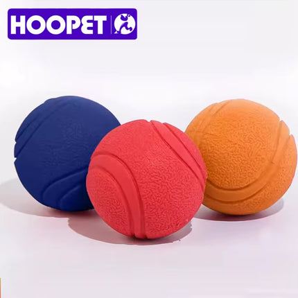Dog Toy Rubber Ball Bite-Resistant Ball Toy for Dogs Puppy Teddy Pitbull Red Color Solid Ball S-XL Pet Supplies