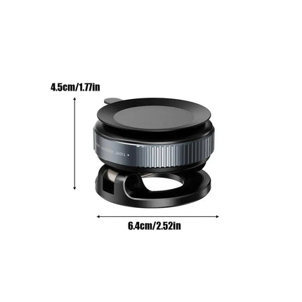 Vacuum Magnetic Car Phone Mount Strong Cup Car Foldable Phone Holder Retractable Navigation Stand 360-Degree Rotating Adjustable