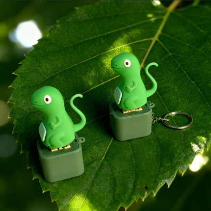 Lizard Keychain with Rechargeable LED Light&Realistic Croak-Color-Changing Fun Toy Forkids & Adults Christmasgift Lizard Button Keychain