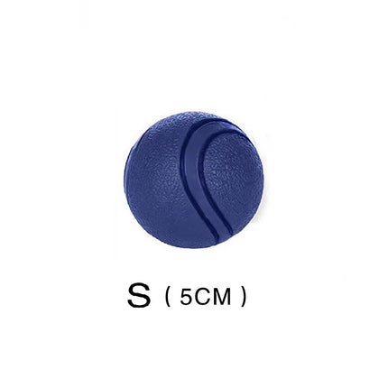 Dog Toy Rubber Ball Bite-Resistant Ball Toy for Dogs Puppy Teddy Pitbull Red Color Solid Ball S-XL Pet Supplies