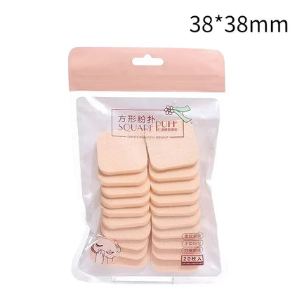 10Pcs/20Pcs/Pack Makeup Sponge Powder Puff Wet and Dry Use Facial Foundation Beauty Cosmetic Facial Face Sponge Puff Makeup Tool