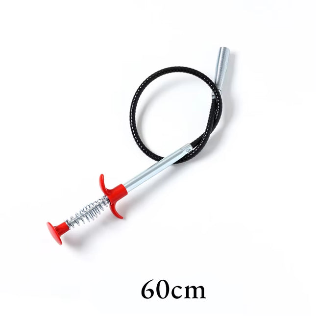 60/90Cm Length Bendable Grabber Spring Loaded Gripping Tool 4 Jaws Long Grip Tool Pipe Unclogging Tool