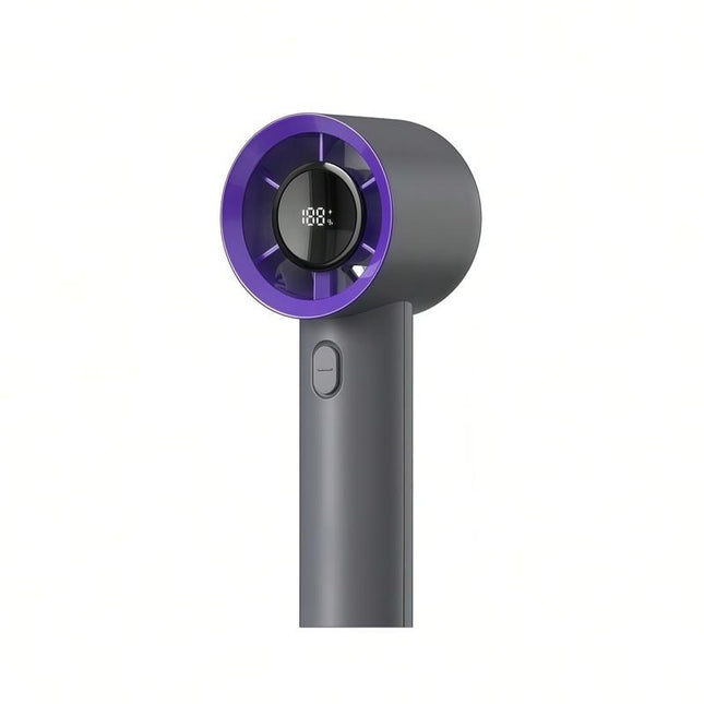 LMMAKE Handheld Portable Fan with 100 Gear Turbo Wind 2000Mah Rechargeable Battery LED Display USB Charging High Speed for Travel Gifts