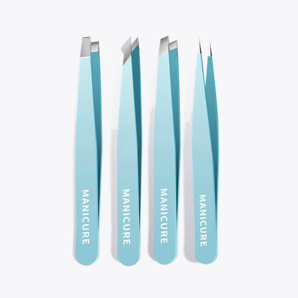 4Pcs Set Professional Tweezers Set Perfect for Eyebrow Hair Removal Splinter Very Effortless and Relaxed to Remove