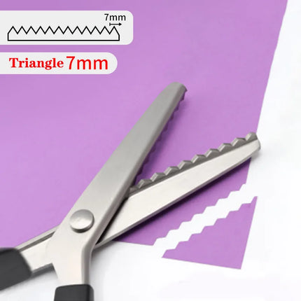 Professional Sawtooth Tailor'S Scissors Shears Zig Zag Cut Sewing Scissors Dressmaking Tailor Shears Pinking Scissors