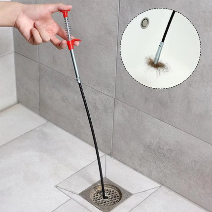 60/90Cm Length Bendable Grabber Spring Loaded Gripping Tool 4 Jaws Long Grip Tool Pipe Unclogging Tool