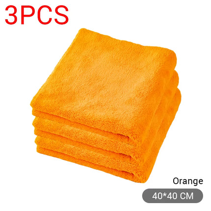 40X40Cm Premium Microfiber Towels Car Care Washing Thicken Towel Car Detailing Drying Cloth Cleaning Tool Auto Wash Accessories