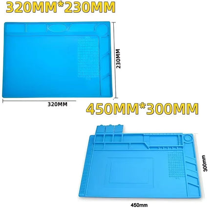Repair Pad ESD Insulation Soldering Mat Heat Resistant Soldering Station Silicon Work Pad Phone Repair Tool Kit Desk Platform
