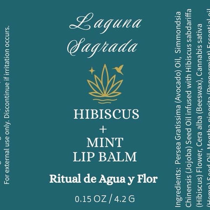 Laguna Sagrada Organic Lip Balm Set of 6, 0.15 Oz 4.2G Natural Moisturizing Lip Care